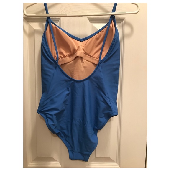 DONATED ** J. Crew Ballet Neck One-Piece Swimsuit - S Small - Picture 3 of 5